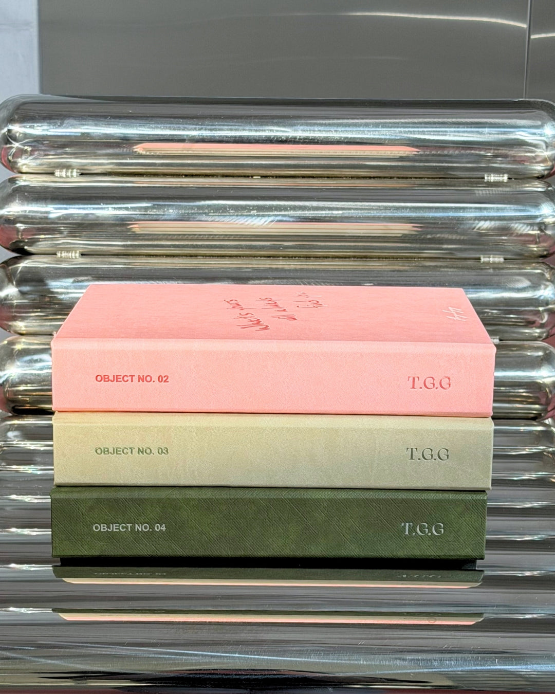 Olive Green Arabic Jewelry Box with silver clock design and velvet interior