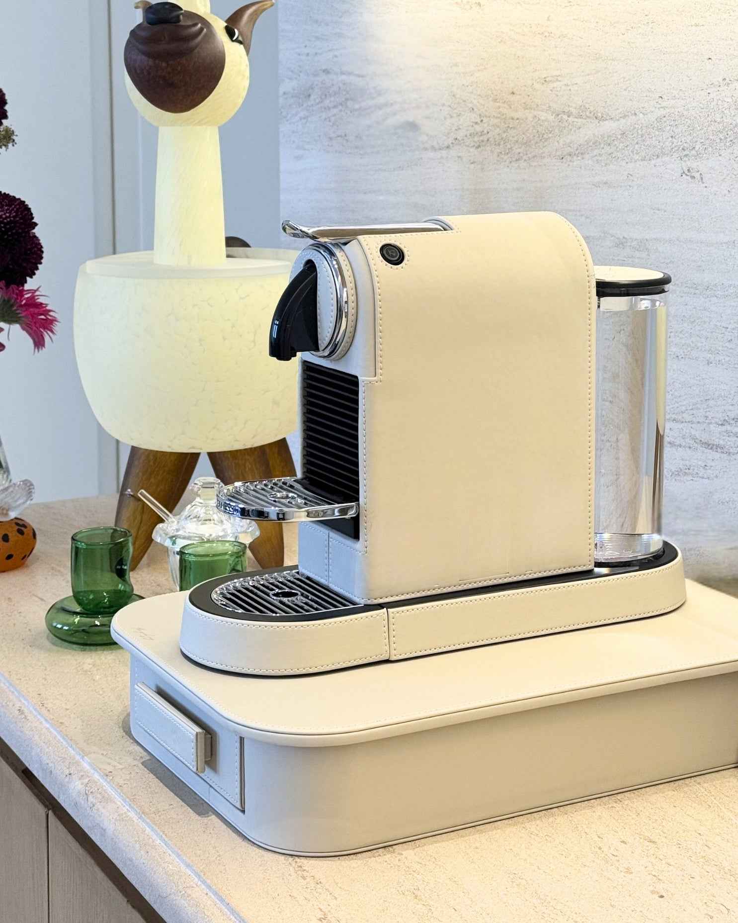 Nespresso Citiz Coffee Machine & Capsule Tray Bundle Covered in