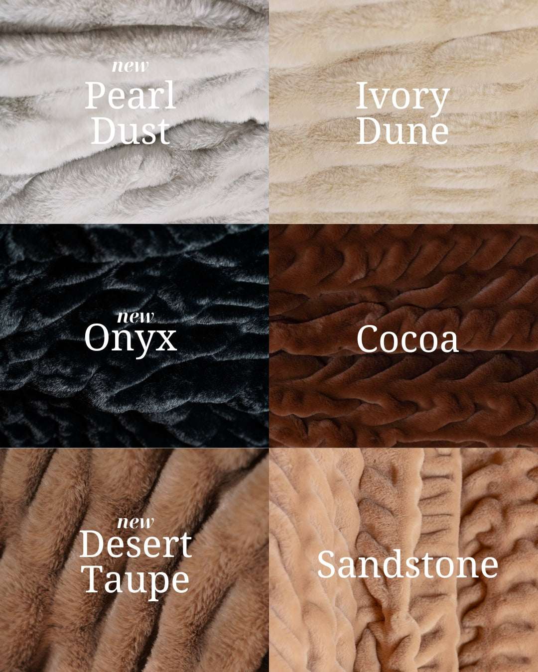 faux fur ultra soft ​Fluff - Desert Taupe Throw Blanket - The Good Guy