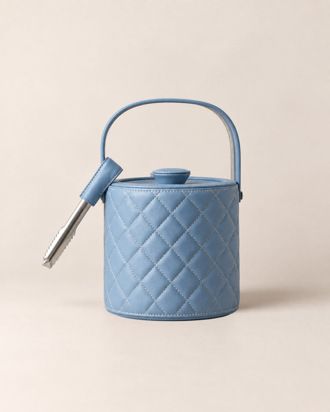 leather wrapped ​Luxe Ice Bucket - The Good Guy