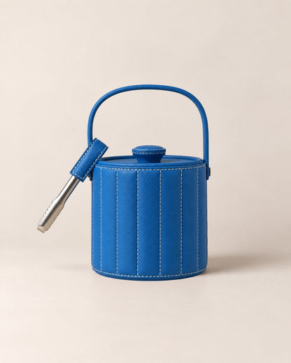 leather wrapped ​Luxe Ice Bucket - The Good Guy