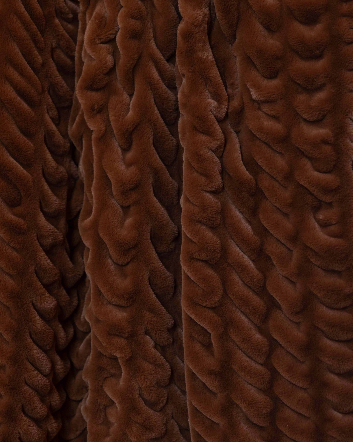 Fluff - Cocoa Throw Blanket