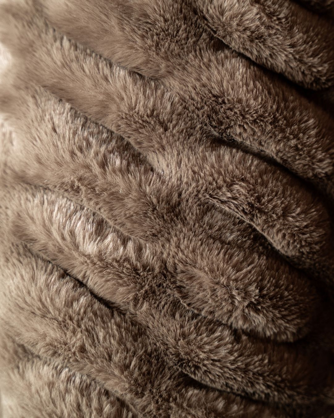 Fluff - Deep Taupe Throw Blanket