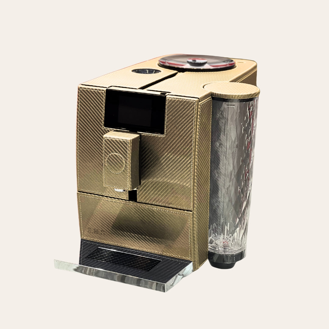 Premium Espresso Machine - Jura Ena 8 wrapped in vegan leather