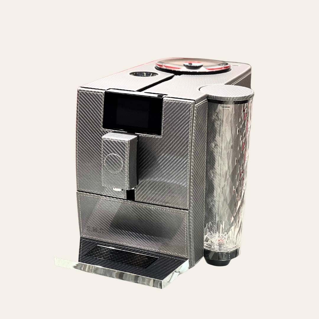 Premium Espresso Machine - Jura Ena 8 wrapped in vegan leather