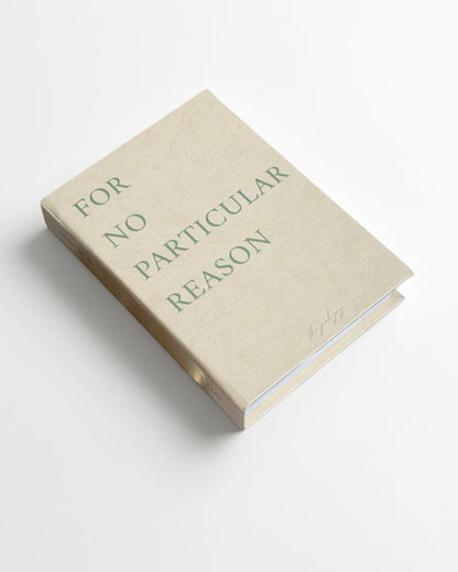 Taupe Cream decorative box with green text design on the outside