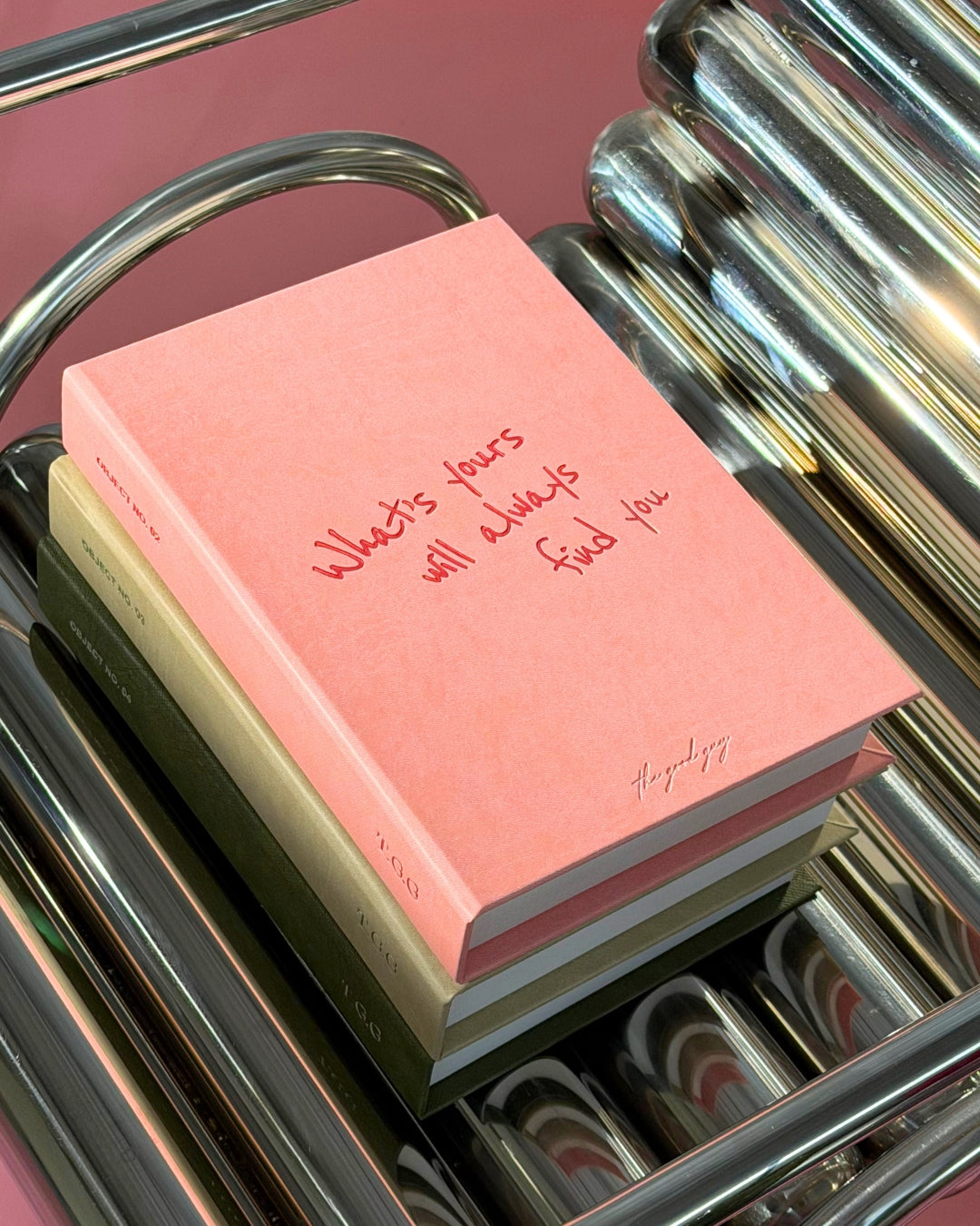 Artistic Typographic Pink Jewelry Box