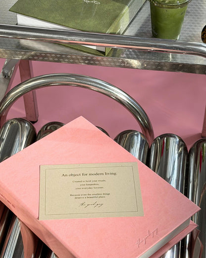 Artistic Typographic Pink Jewelry Box