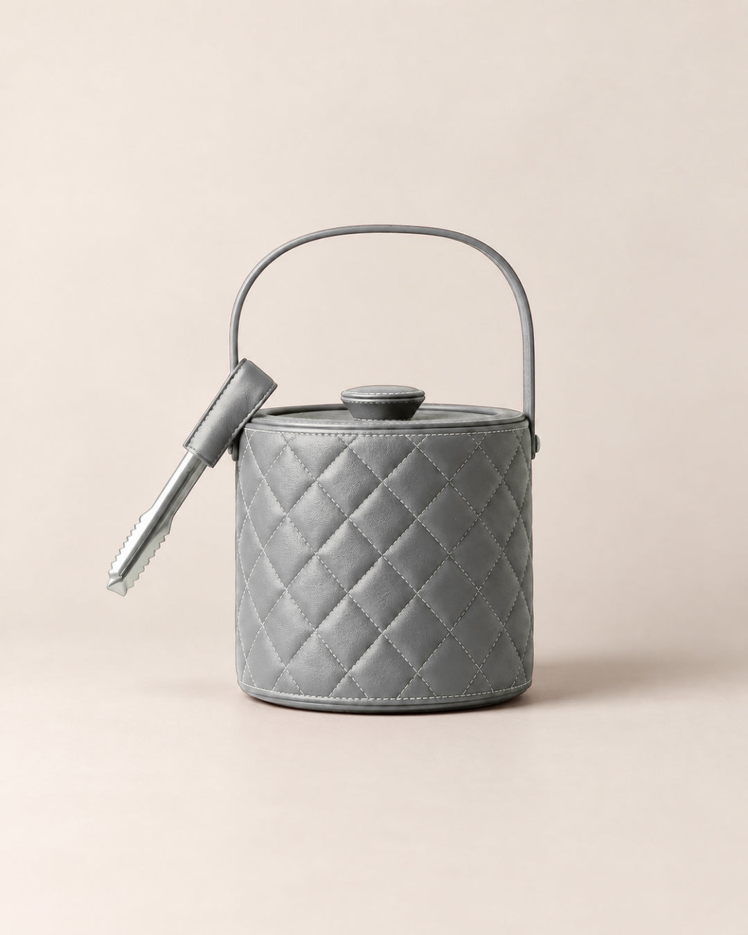 leather wrapped ​Luxe Ice Bucket - The Good Guy